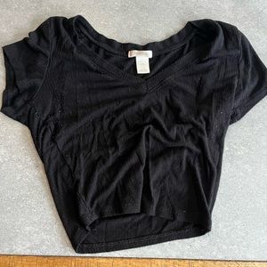 🖤 black crop top🖤